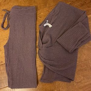 FN twist front legging set